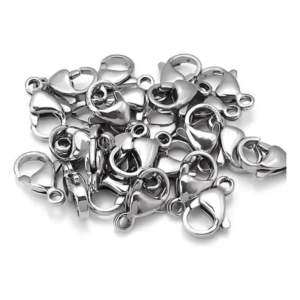 MOSQUETON 10mm PLATEADO X 10 UNID.